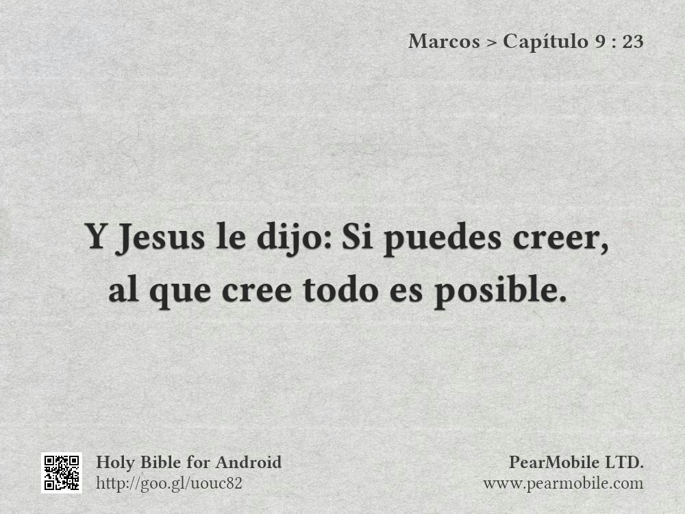 Marcos, Capítulo 9:23